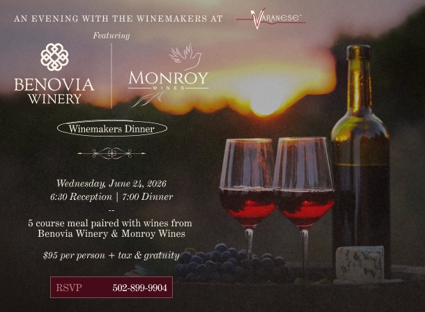 Benovia & Monroy Winemakers Dinner