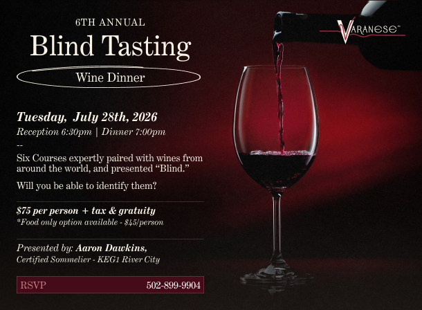 6th Annual Blind Tasting Wine Dinner