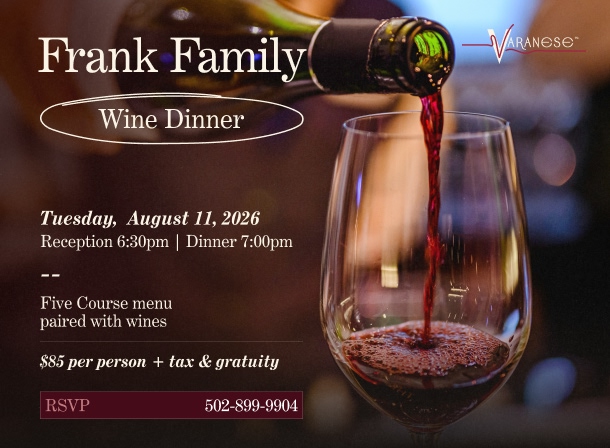 Frank Family Wine Dinner