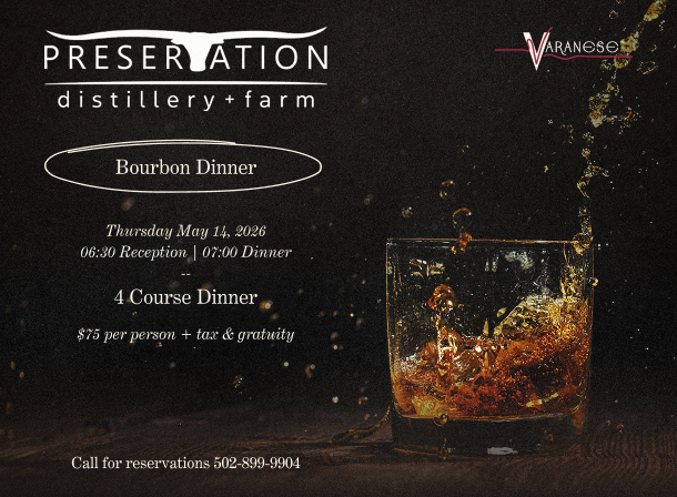 Preservation Distillery Bourbon Dinner
