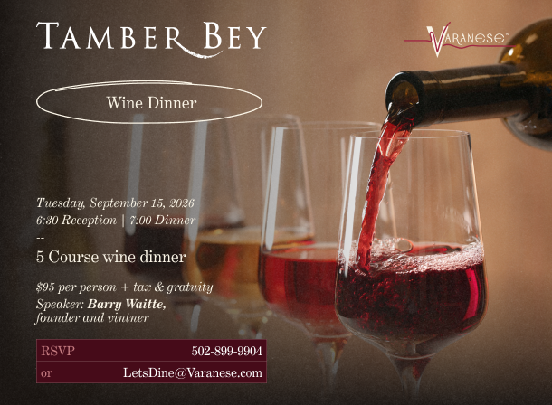 Tamber Bey Wine Dinner
