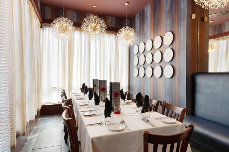 The Capri room setting