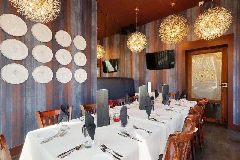 The Capri private room