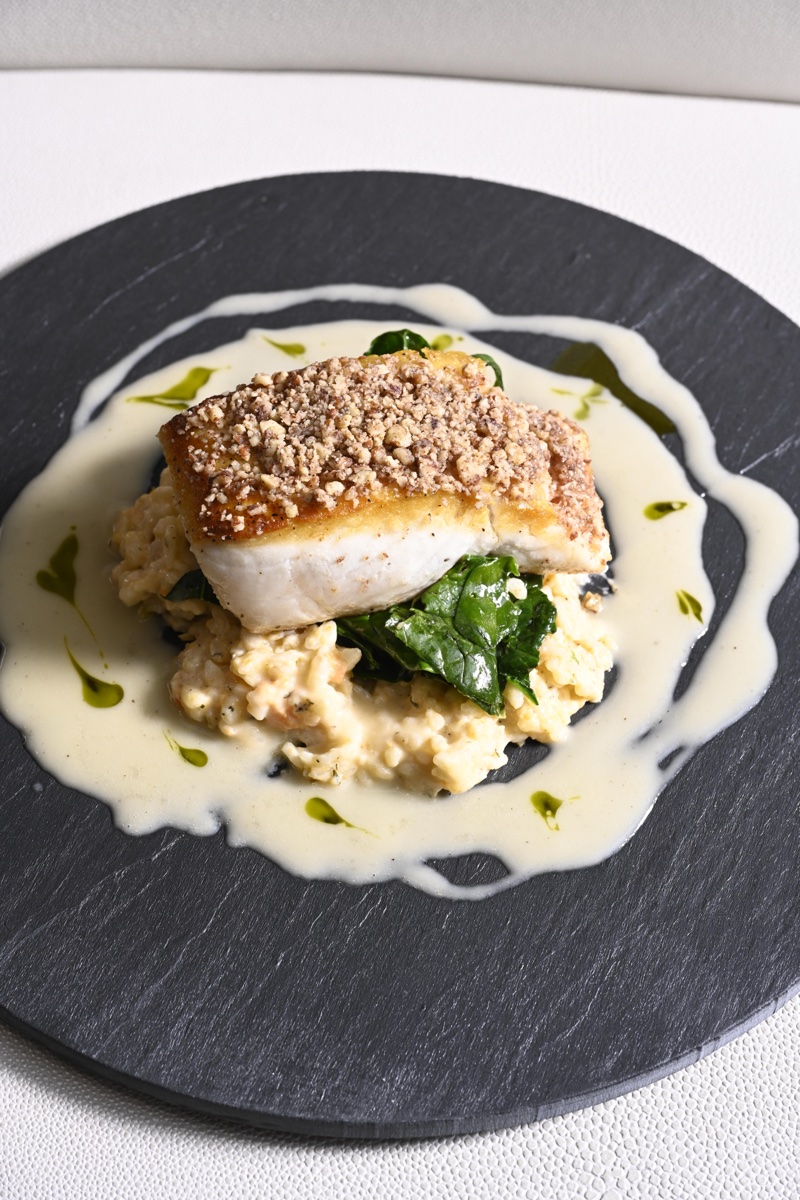 Pecan crusted Hawaiian butterfish