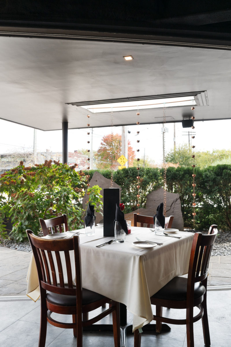 Outdoor patio portrait