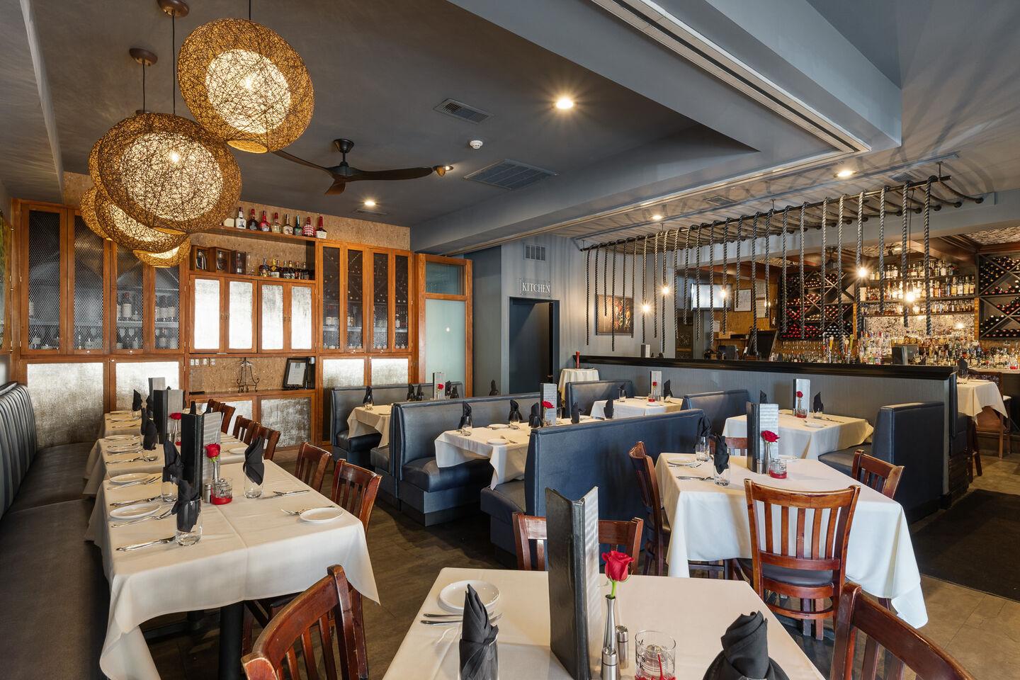 The Legacy Room private dining space at Varanese