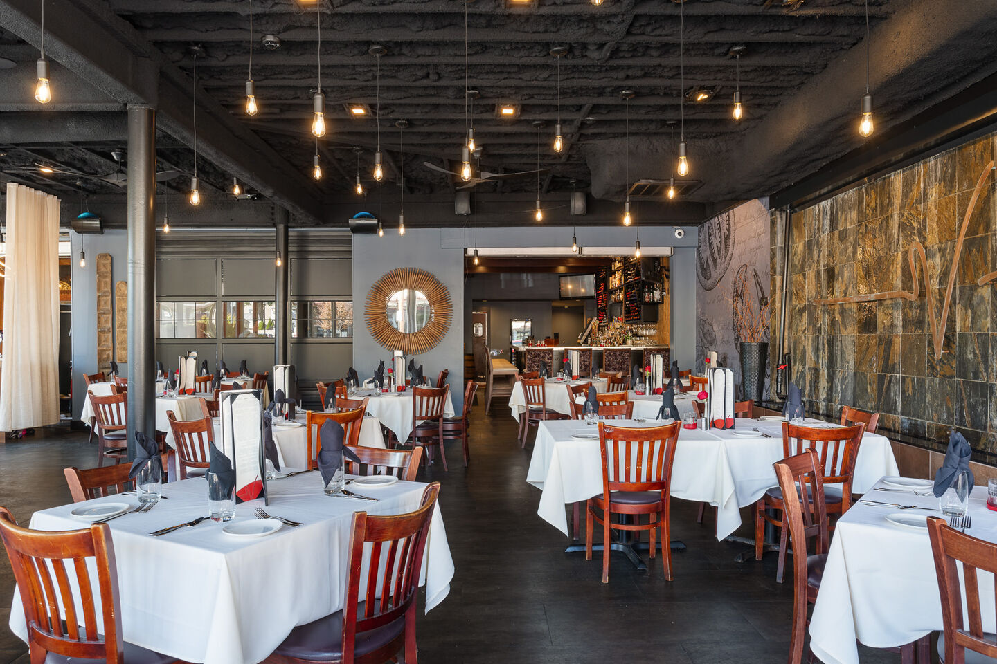 The Veranda event space at Varanese